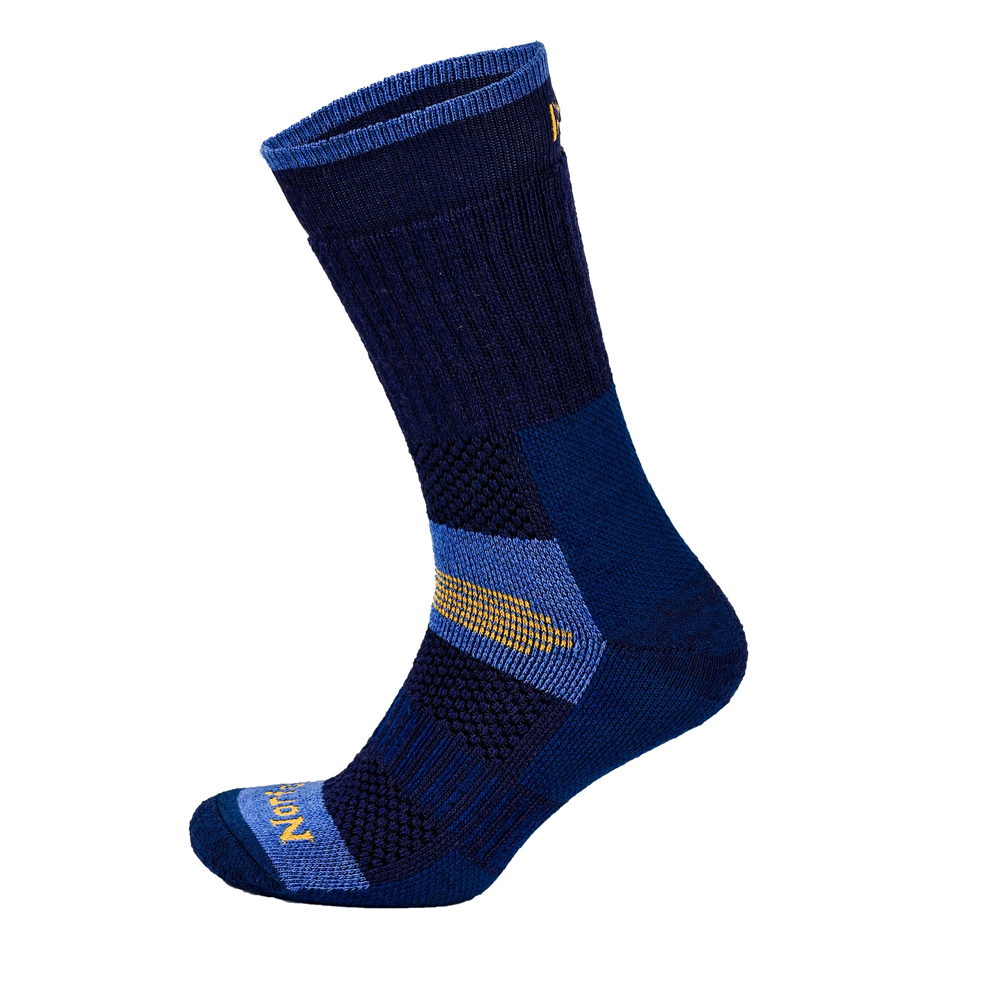 VOYAGER 2.0 Termal Merinos Yünlü Tam Yastıklı Outdoor Yürüyüş Çorabı - Lacivert - 6