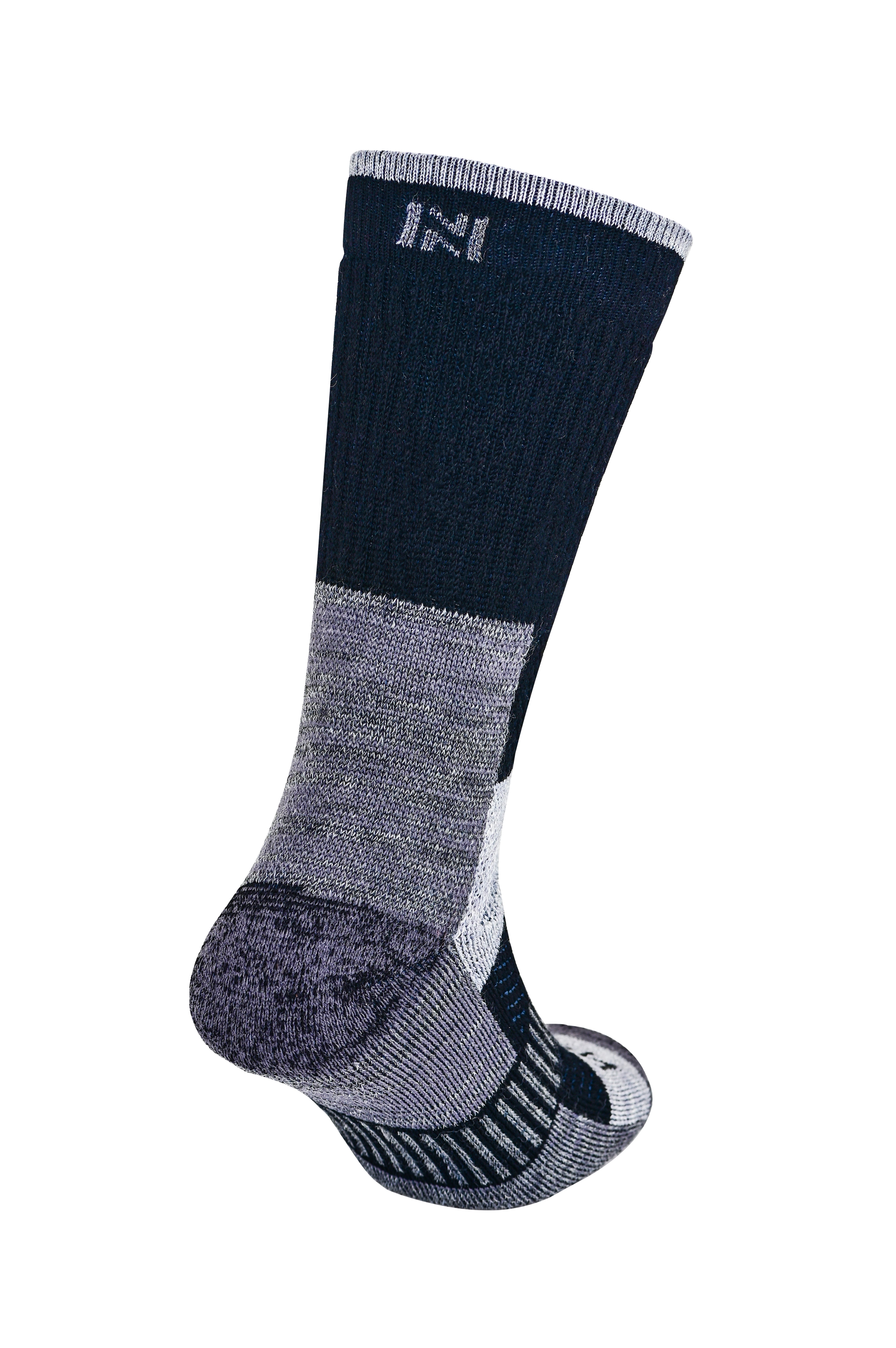 VOYAGER 2.0 Termal Merinos Yünlü Tam Yastıklı Outdoor Yürüyüş Çorabı - Siyah - 7