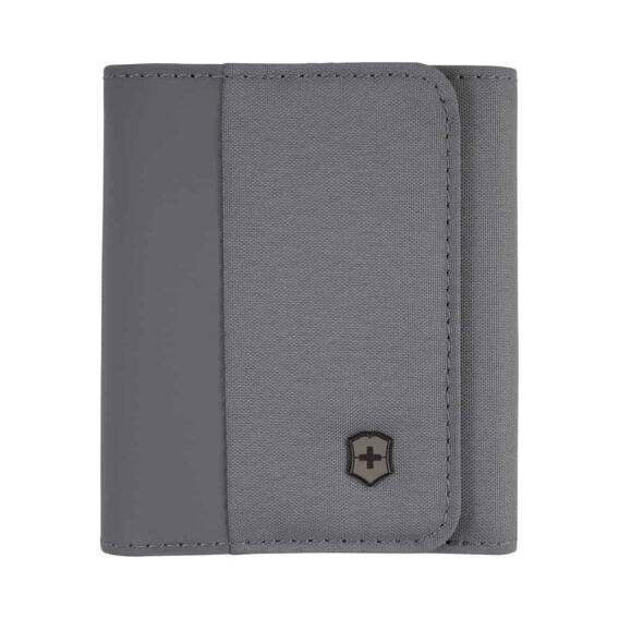 Victorinox 653366 Travel Essential Tri fold Cüzdan, Gri