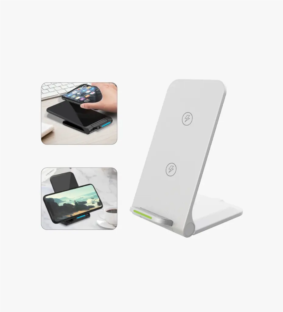 W515 15W Type-C Table Wireless Charger & Phone Holder - 5