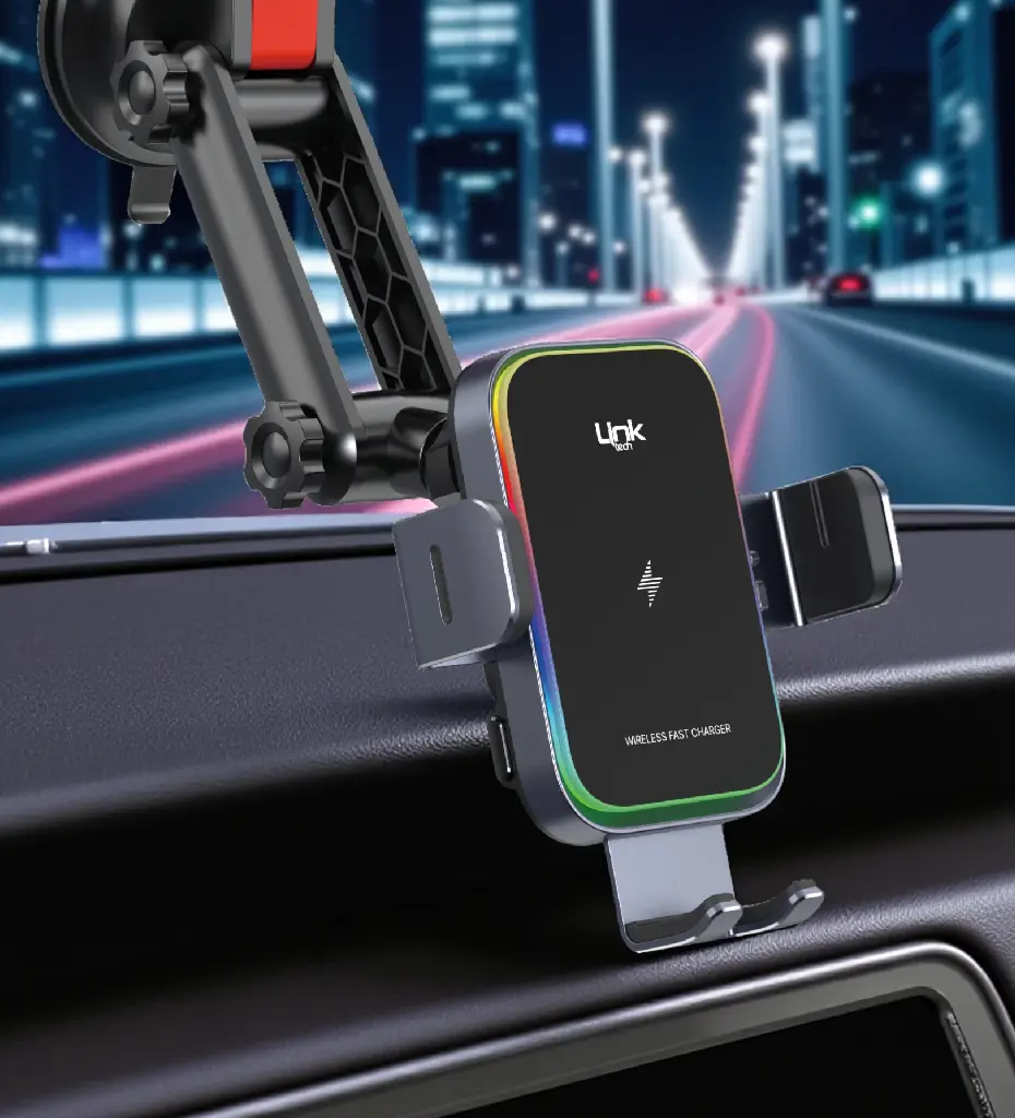 W751 Premium 15W Fast Wireless Charging Car Charger - 7