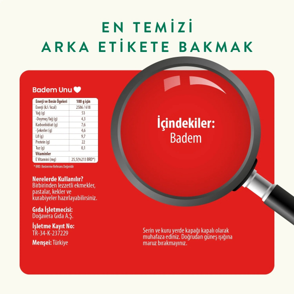 Wefood Badem Unu  250 gr - 4