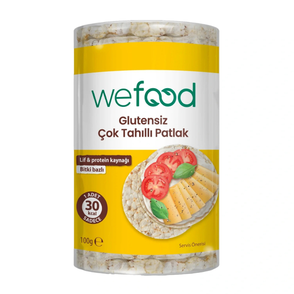 Wefood Çok Tahıllı Patlak 100 gr