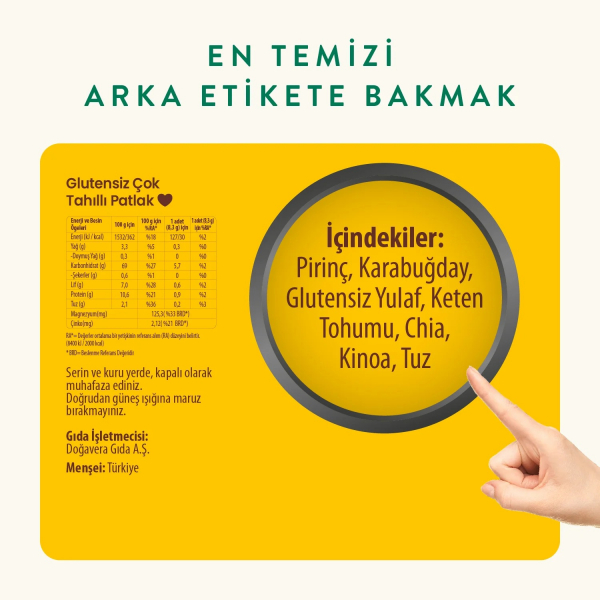 Wefood Çok Tahıllı Patlak  100 gr - 7
