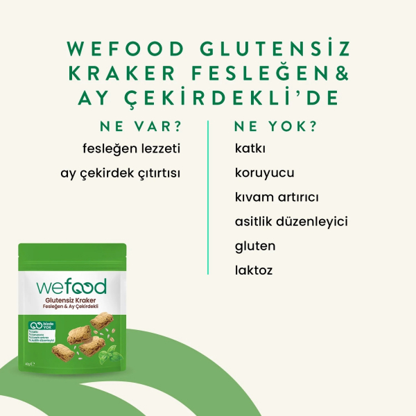 Wefood Fesleğenli Kraker  40 gr - 4