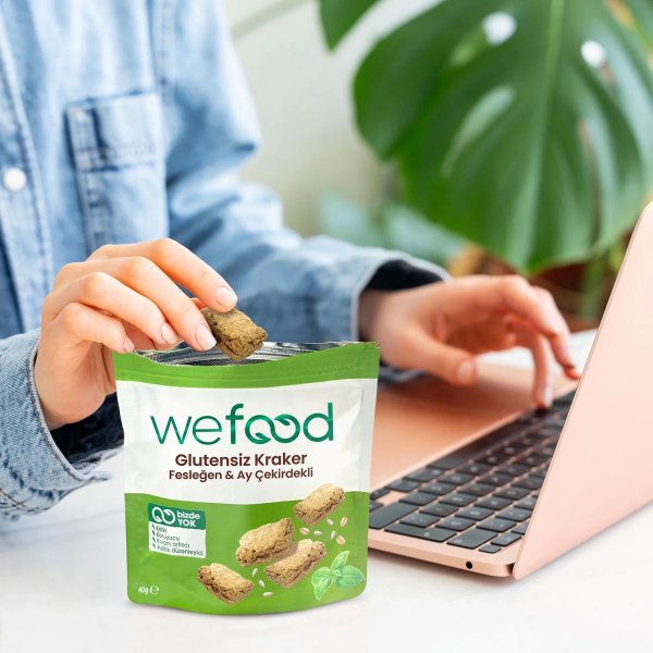 Wefood Fesleğenli Kraker  40 gr - 5