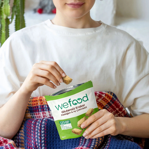 Wefood Fesleğenli Kraker  40 gr - 6