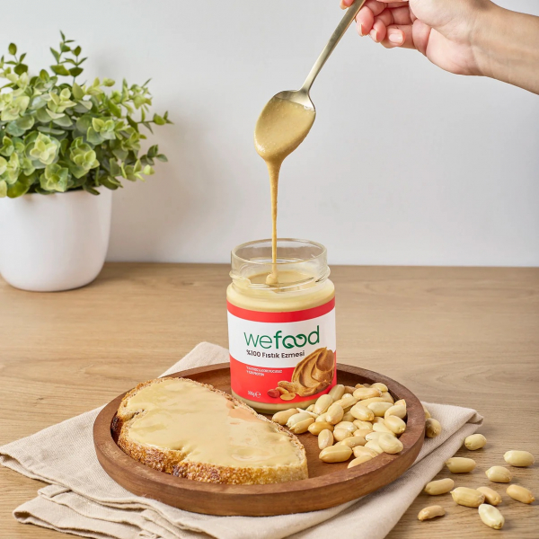 Wefood Fıstık Ezmesi %100 Sade  300 gr - 5