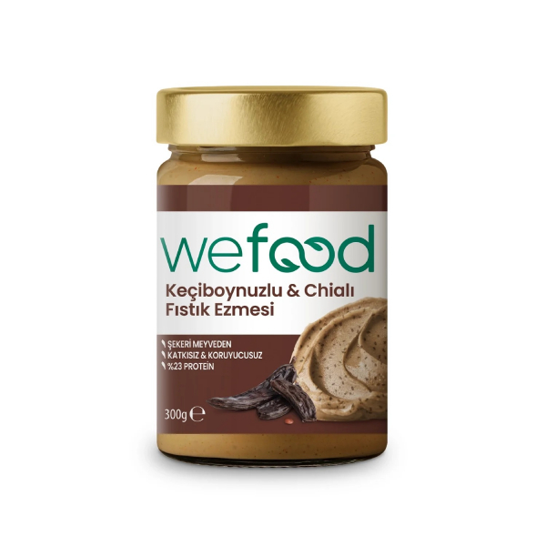 Wefood Fıstık Ezmesi Keçiboynuzu Chia 300 gr