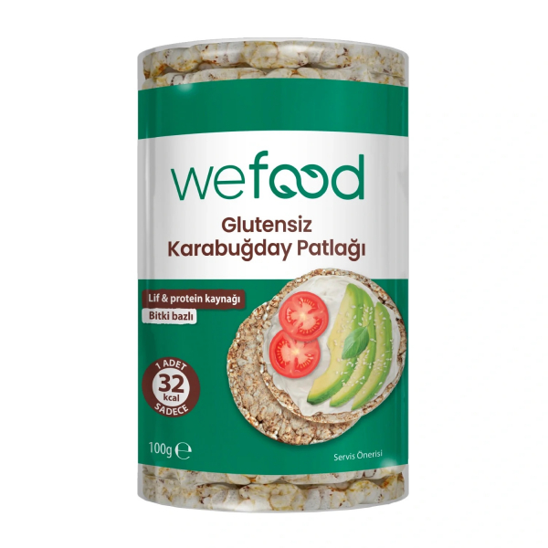 Wefood Glutensiz Karabuğday Patlağı 100 gr