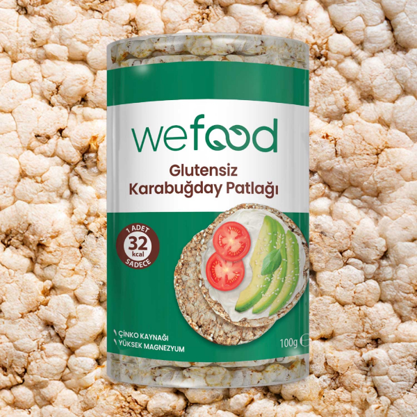 Wefood Glutensiz Karabuğday Patlağı  100 gr - 2