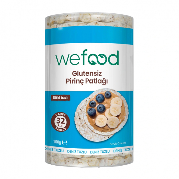 Wefood Glutensiz Pirinç Patlağı 100 gr