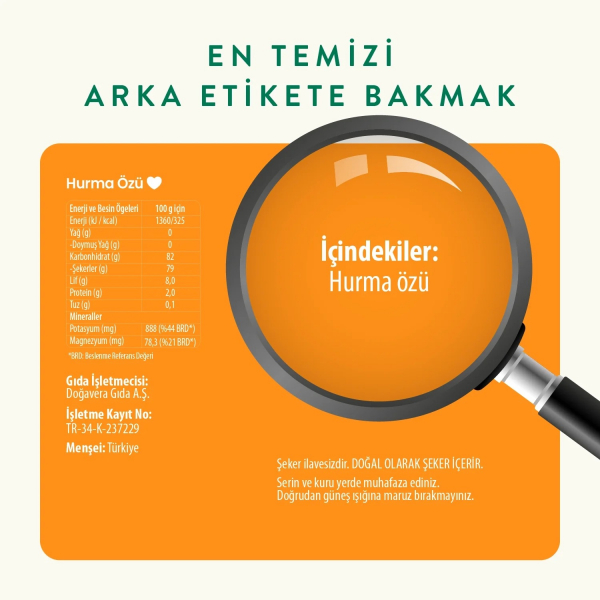 Wefood Hurma Özü  315 gr - 6