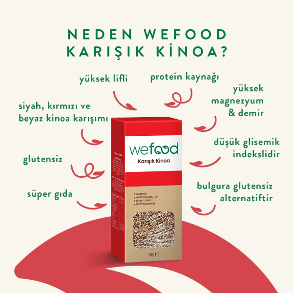 Wefood Karışık Kinoa  300 gr - 4