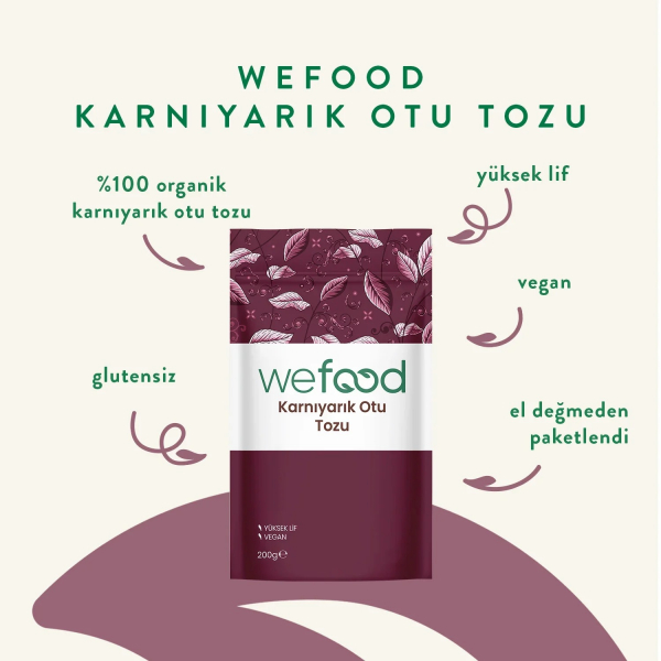 Wefood Karnıyarık Otu Tozu  200 gr - 3