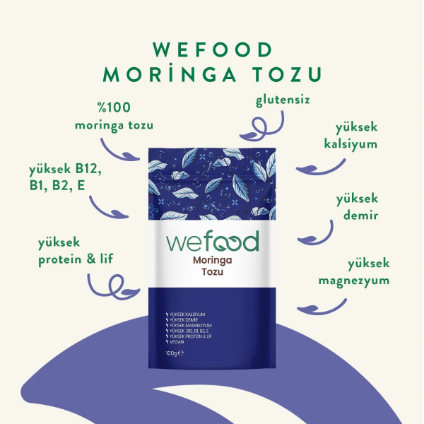 Wefood Moringa Tozu  100 gr - 3