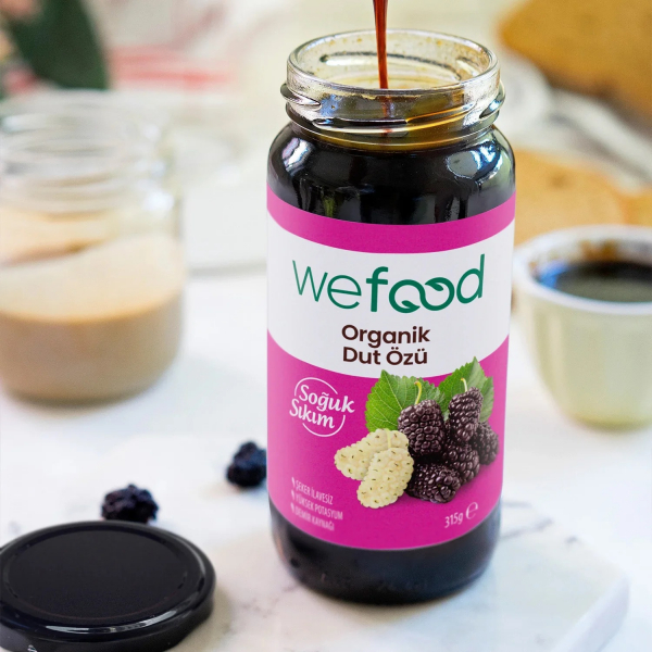 Wefood Organik Dut Özü Soğuk Sıkım  315 gr - 4