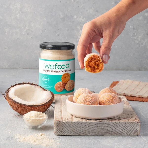 Wefood Organik Hindistan Cevizi Unu  320 gr - 5
