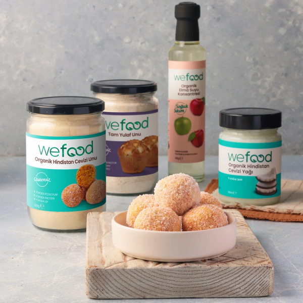 Wefood Organik Hindistan Cevizi Unu  320 gr - 6