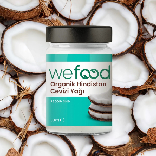Wefood Organik Hindistan Cevizi Yağı  300 ml - 2