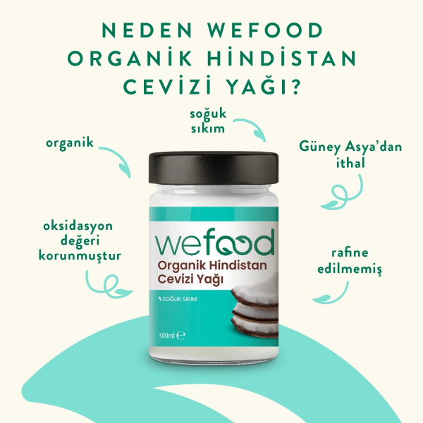 Wefood Organik Hindistan Cevizi Yağı  300 ml - 3