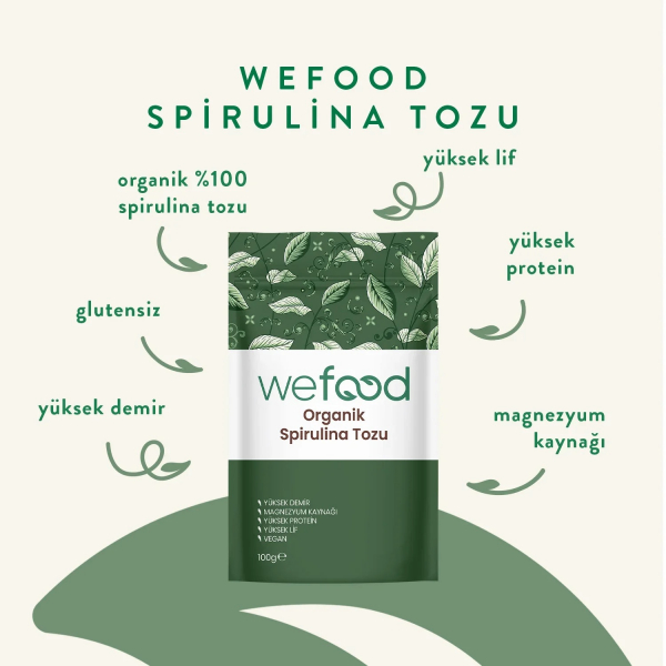 Wefood Organik Spirulina Tozu  100 gr - 3