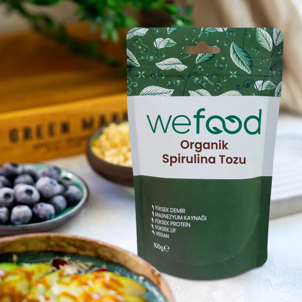 Wefood Organik Spirulina Tozu  100 gr - 4