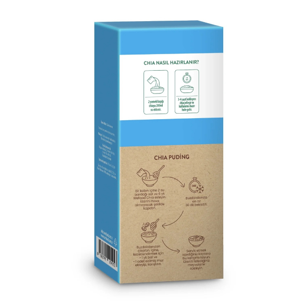 Wefood Siyah Chia  300 gr - 3