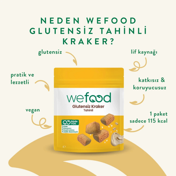 Wefood Tahinli Kraker  40 gr - 3