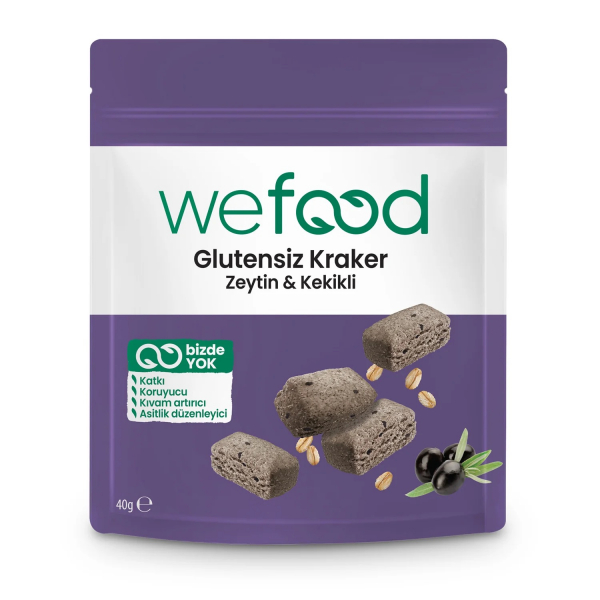 Wefood Zeytinli & Kekikli Kraker 40 gr