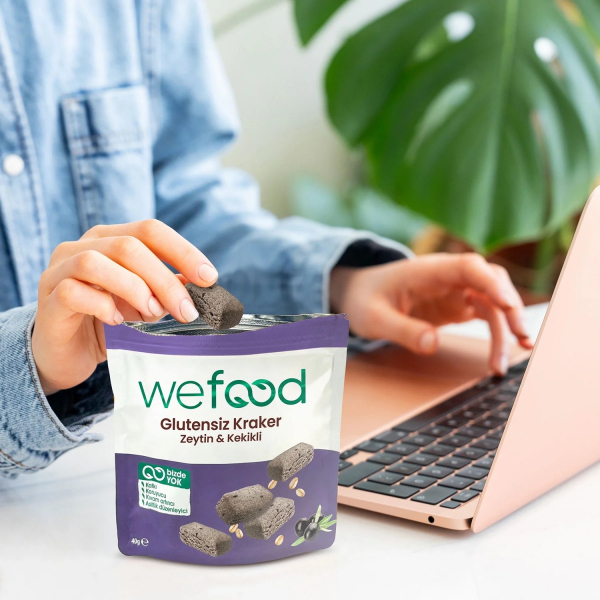 Wefood Zeytinli & Kekikli Kraker  40 gr - 6