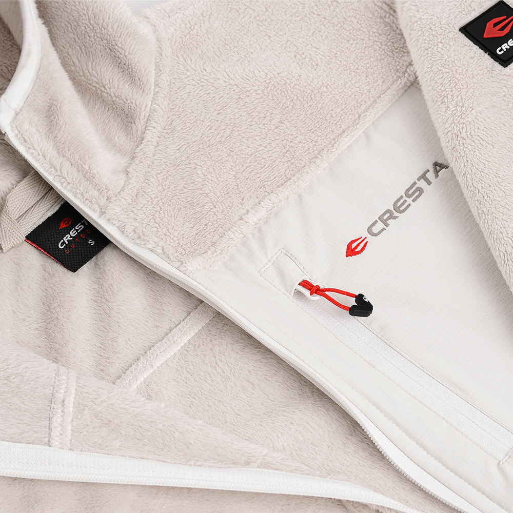 Welboa Kapüşonlu Polar Ceket - 6