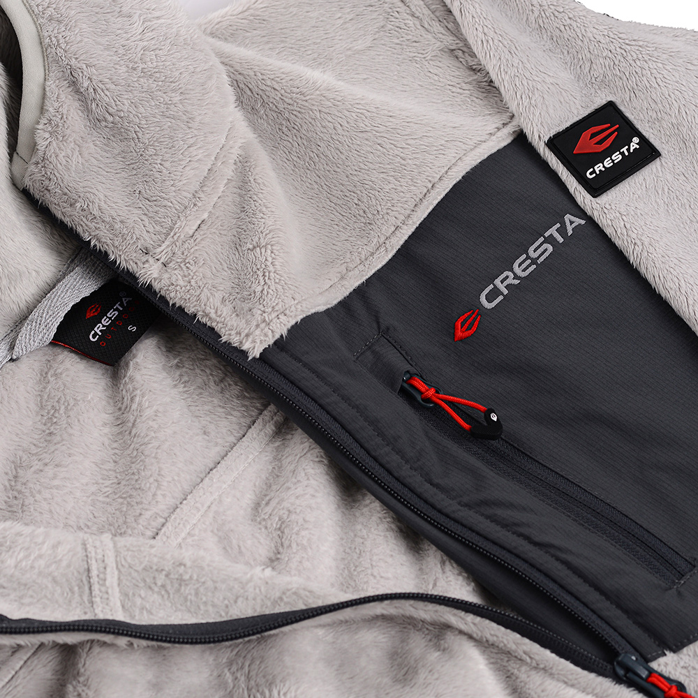 Welboa Kapüşonlu Polar Ceket - 7