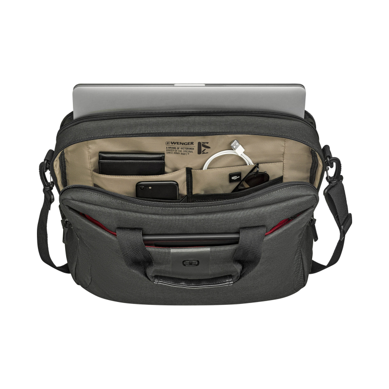 Wenger 612263 Mx Eco 16" Evrak Çantası, Koyu Gri - 5