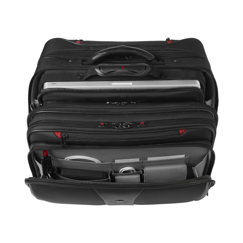 Wenger 600662 Patriot 17" Tekerlekli 2li Evrak Çantası, Siyah - 3