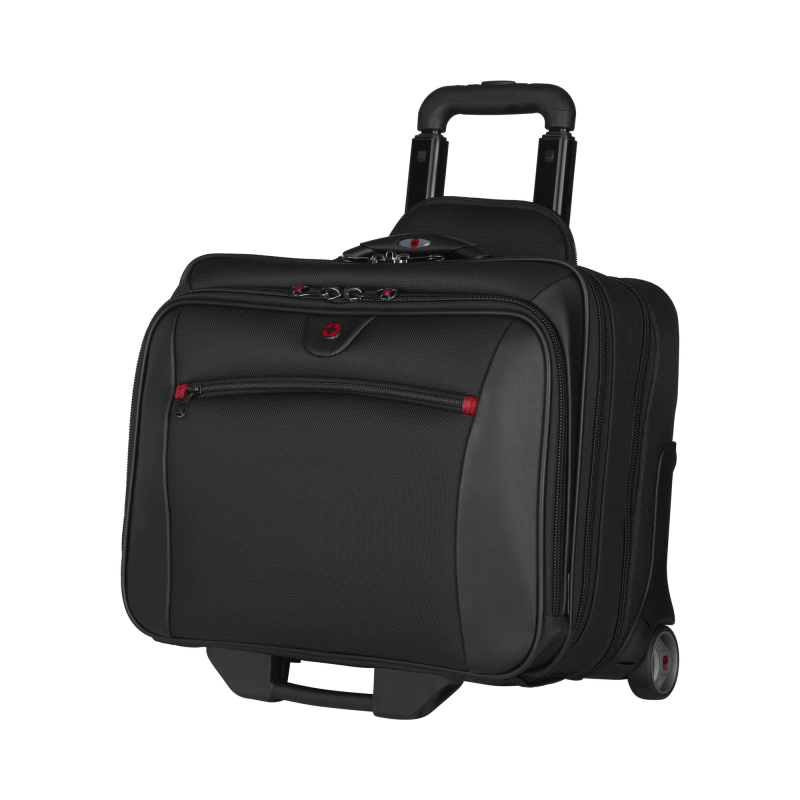 Wenger 600661 Potomac 17" Tekerlekli 2li Evrak Çantası, Siyah - 7