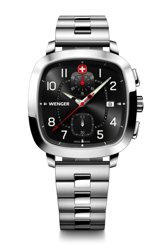Wenger 01.1933.109 Vintage Sport Chrono 39.5mm Erkek Kol Saati
