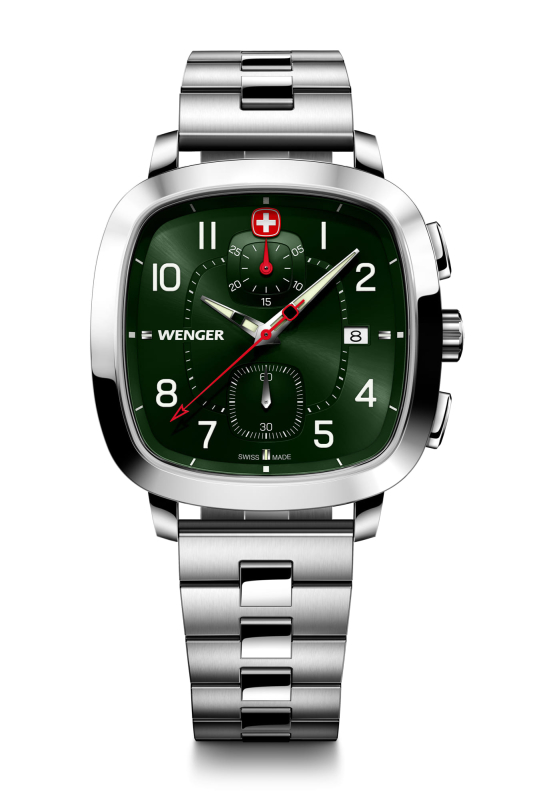 Wenger 01.1933.112 Vintage Sport Chrono 39.5mm Erkek Kol Saati