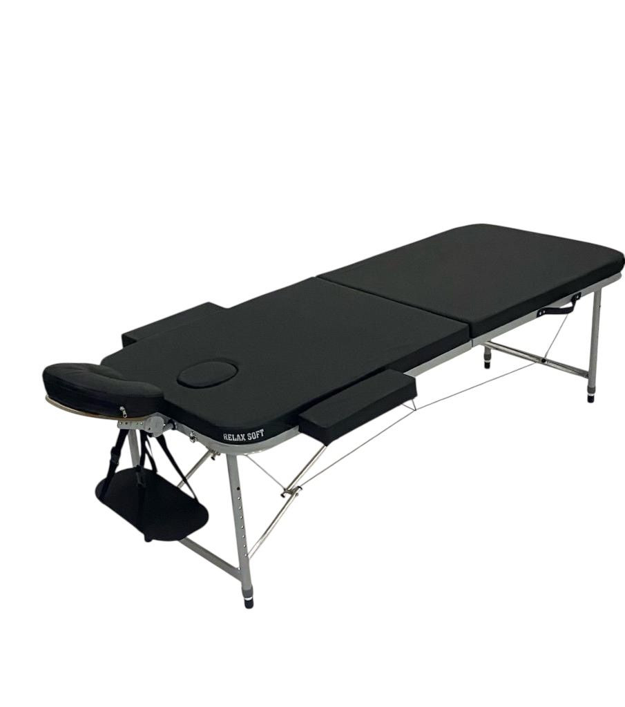 Portable Aluminum Folding Massage Table Lux Black