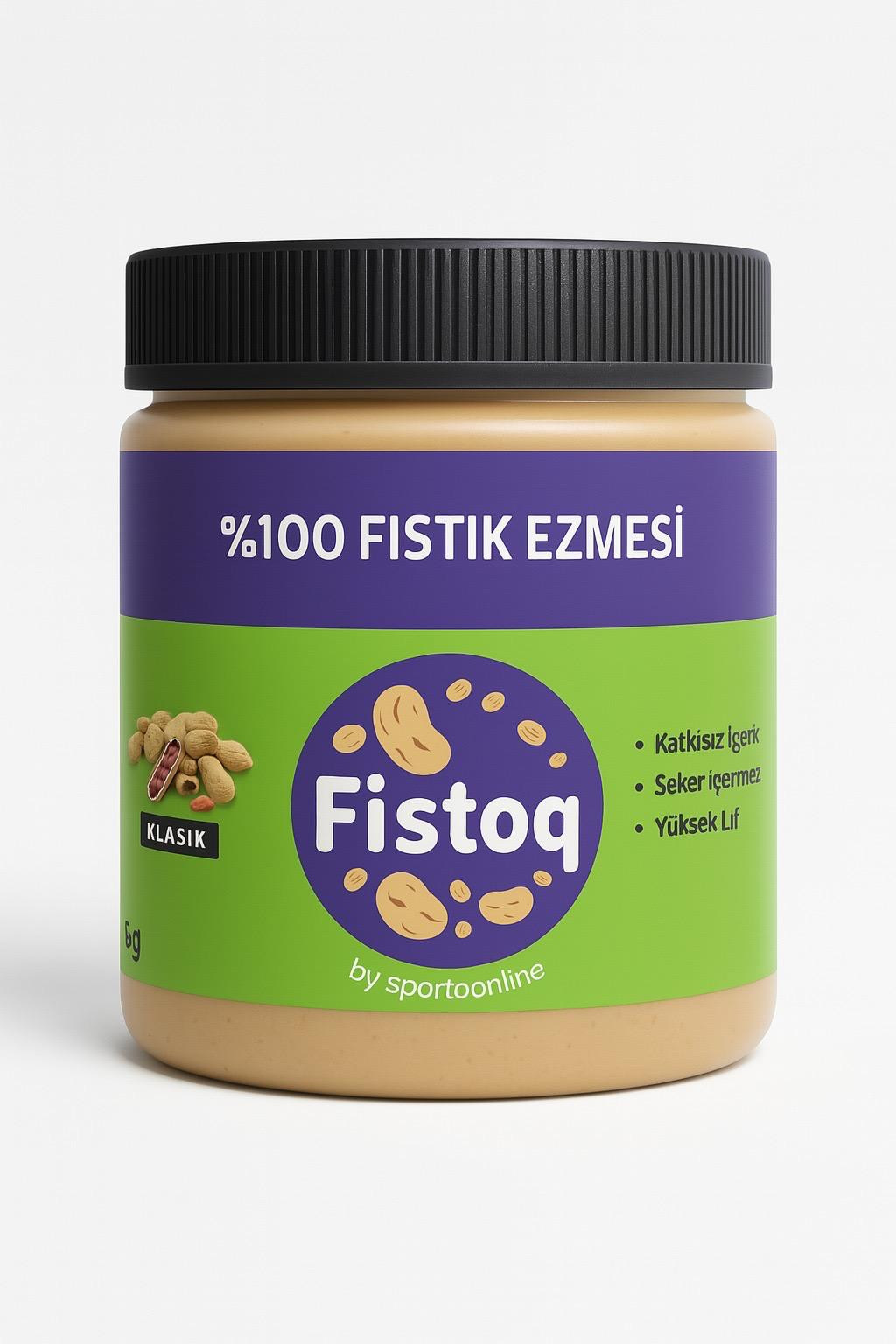 Fıstoq Sade Fıstık Ezmesi