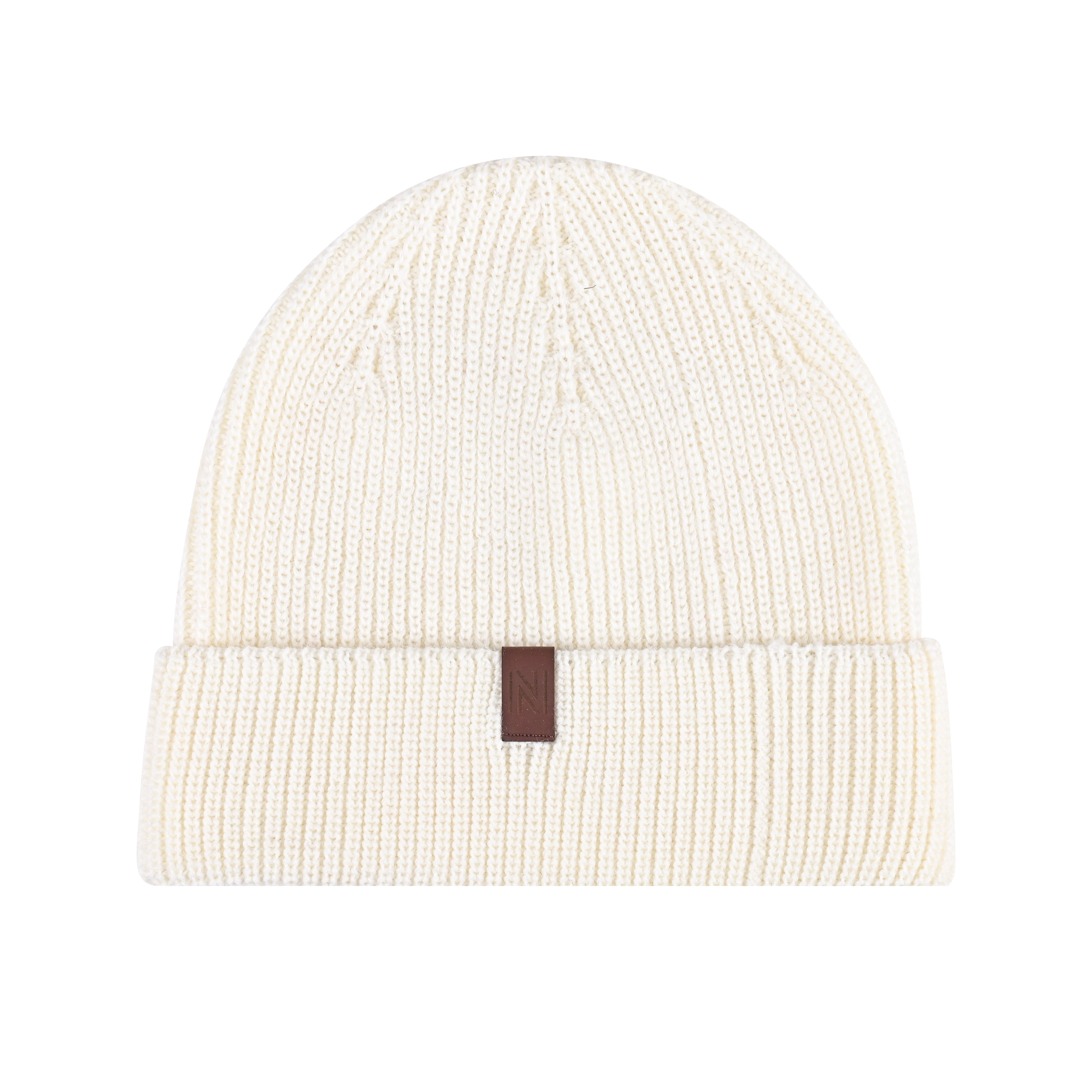 Winter Set %70 Merino Yünü Termal Bere Boyunluk ve Eldiven 3'lü Kış Seti - Ekru - 8