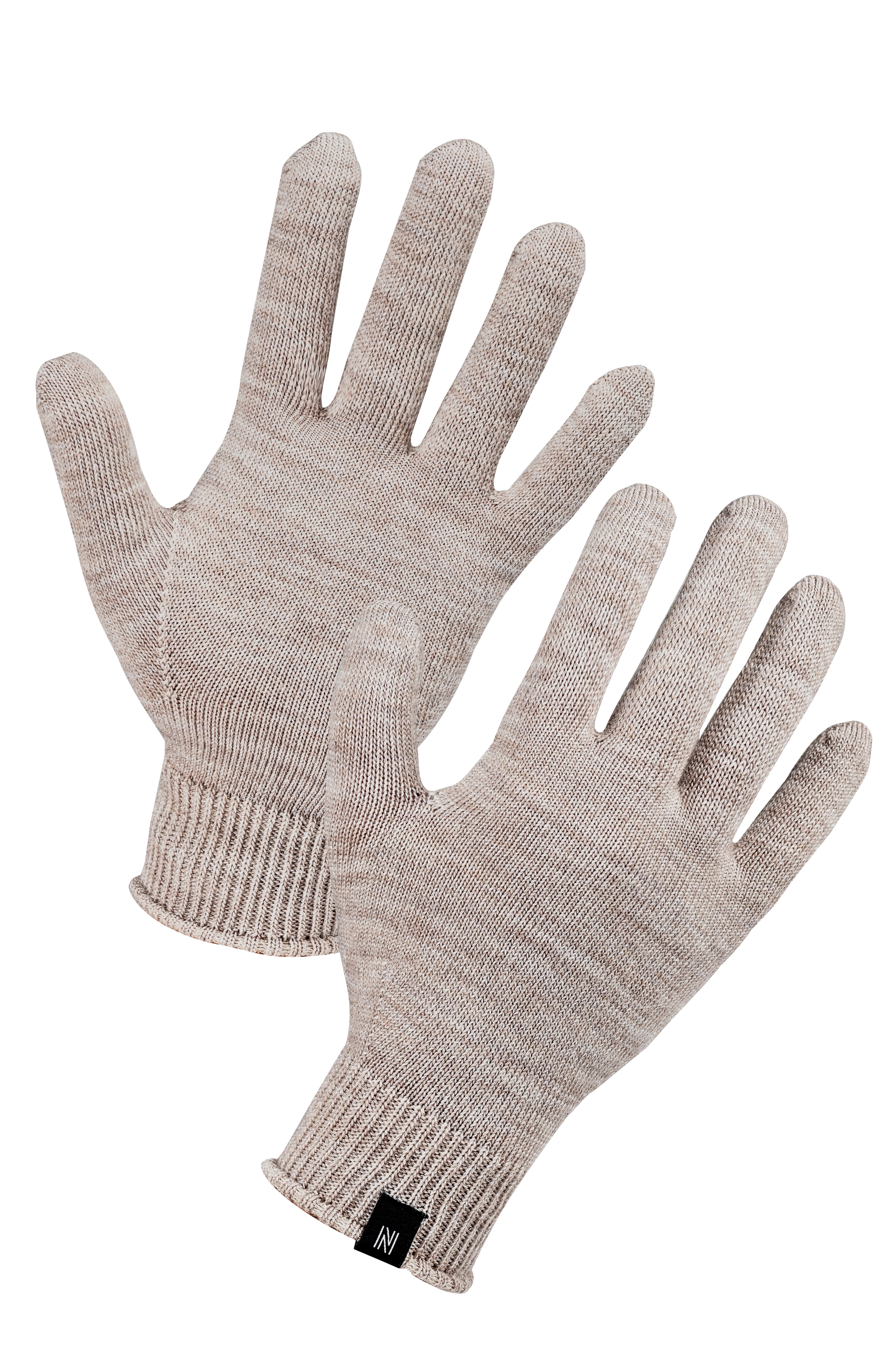 Winter Set %70 Merino Yünü Termal Bere ve Eldiven 2'li Kış Seti - Krem - 6