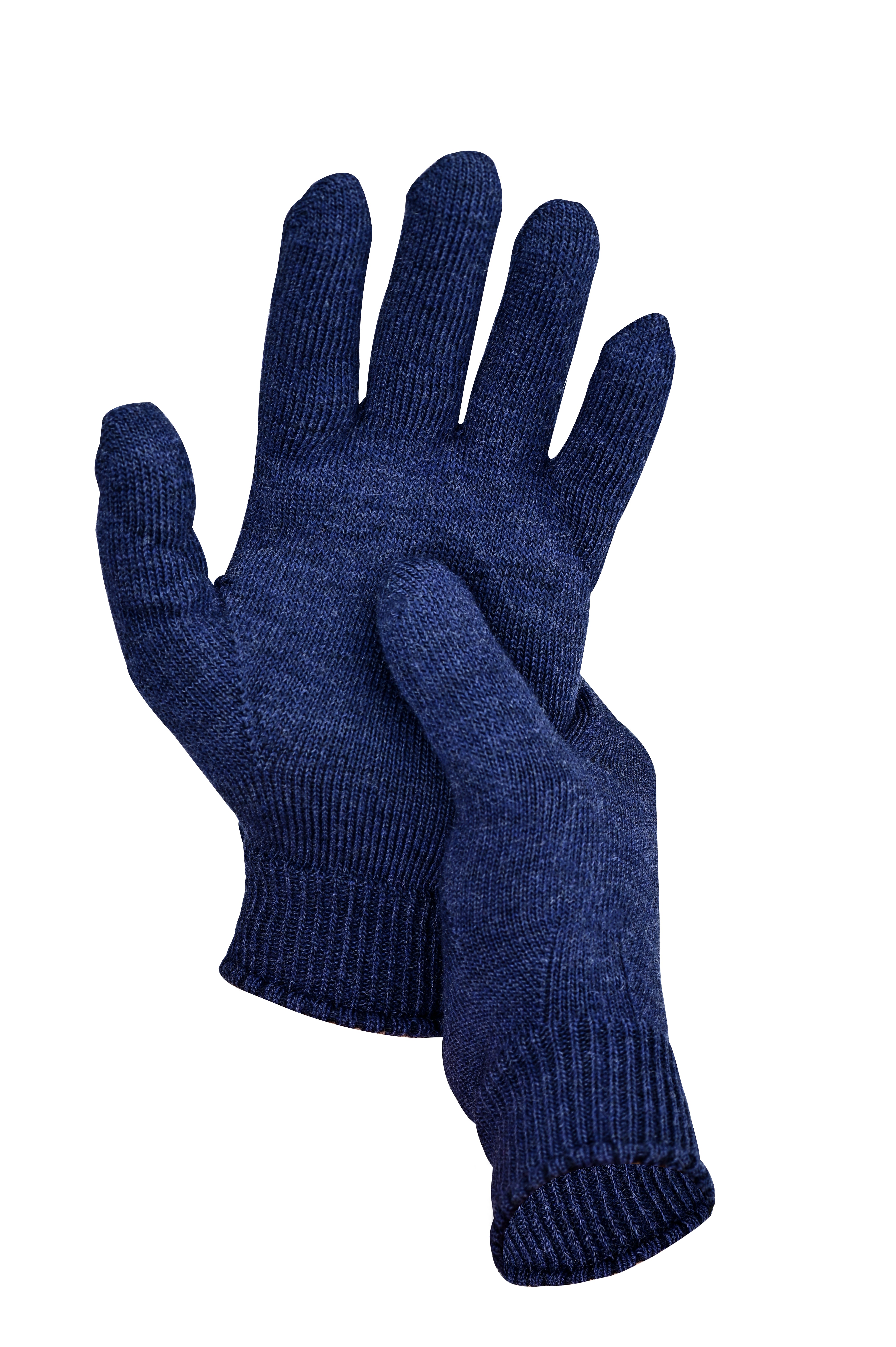 Winter Set %70 Merino Yünü Termal Bere ve Eldiven 2'li Kış Seti - Lacivert - 6