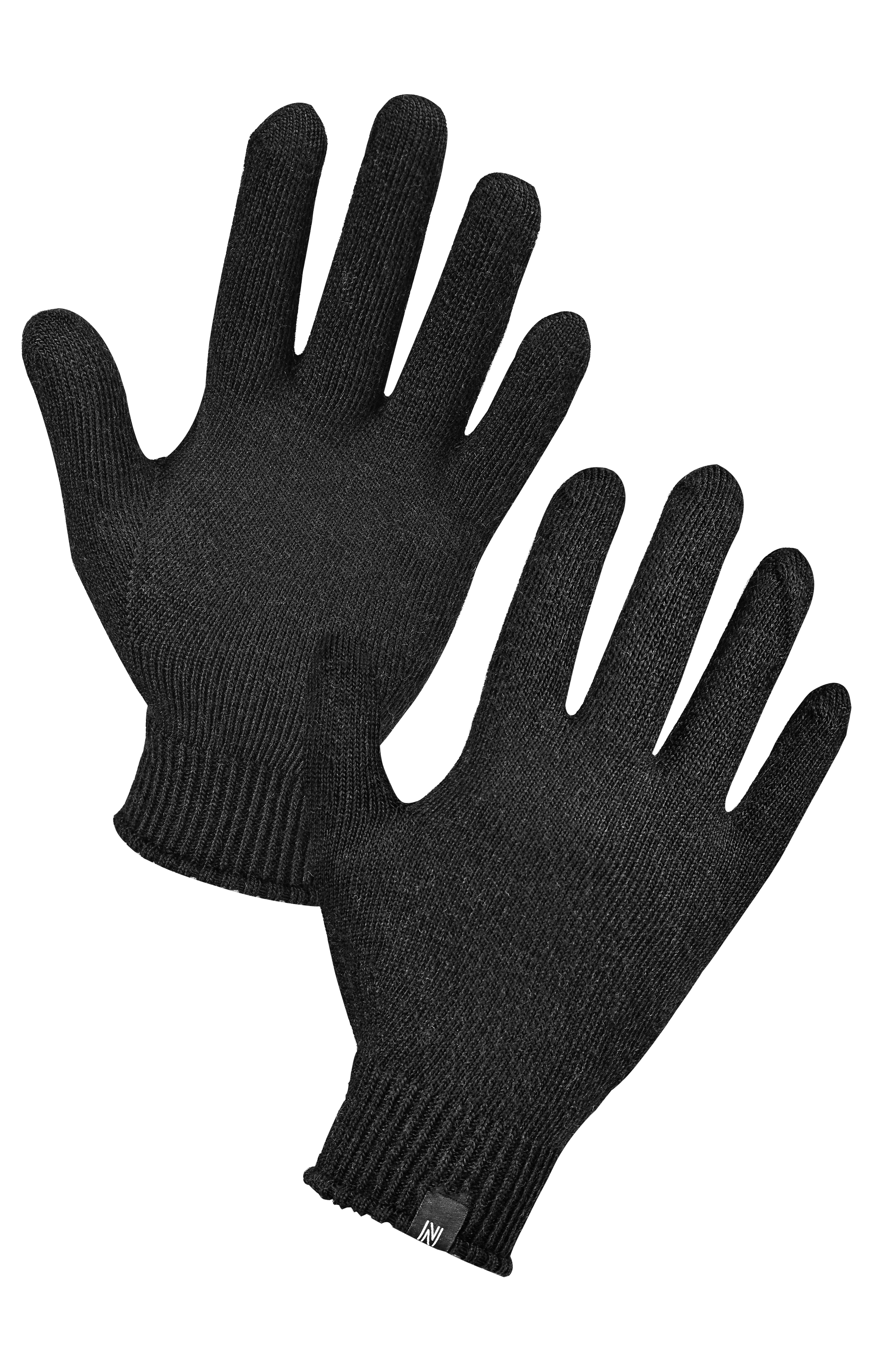 Winter Set %70 Merino Yünü Termal Bere ve Eldiven 2'li Kış Seti - Siyah - 6