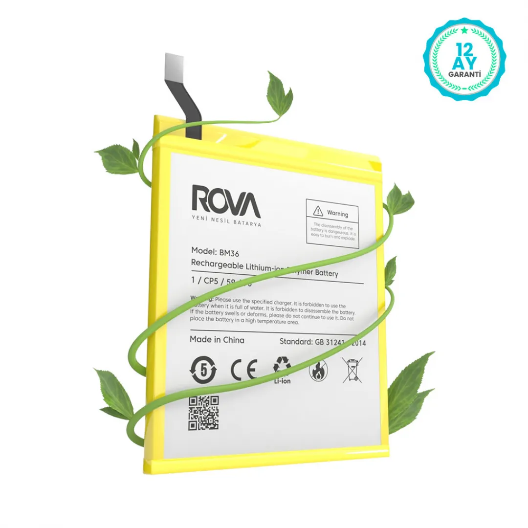 Rova Xiaomi Mi 5S BM36 Batarya Pil 3200 mAh - 4
