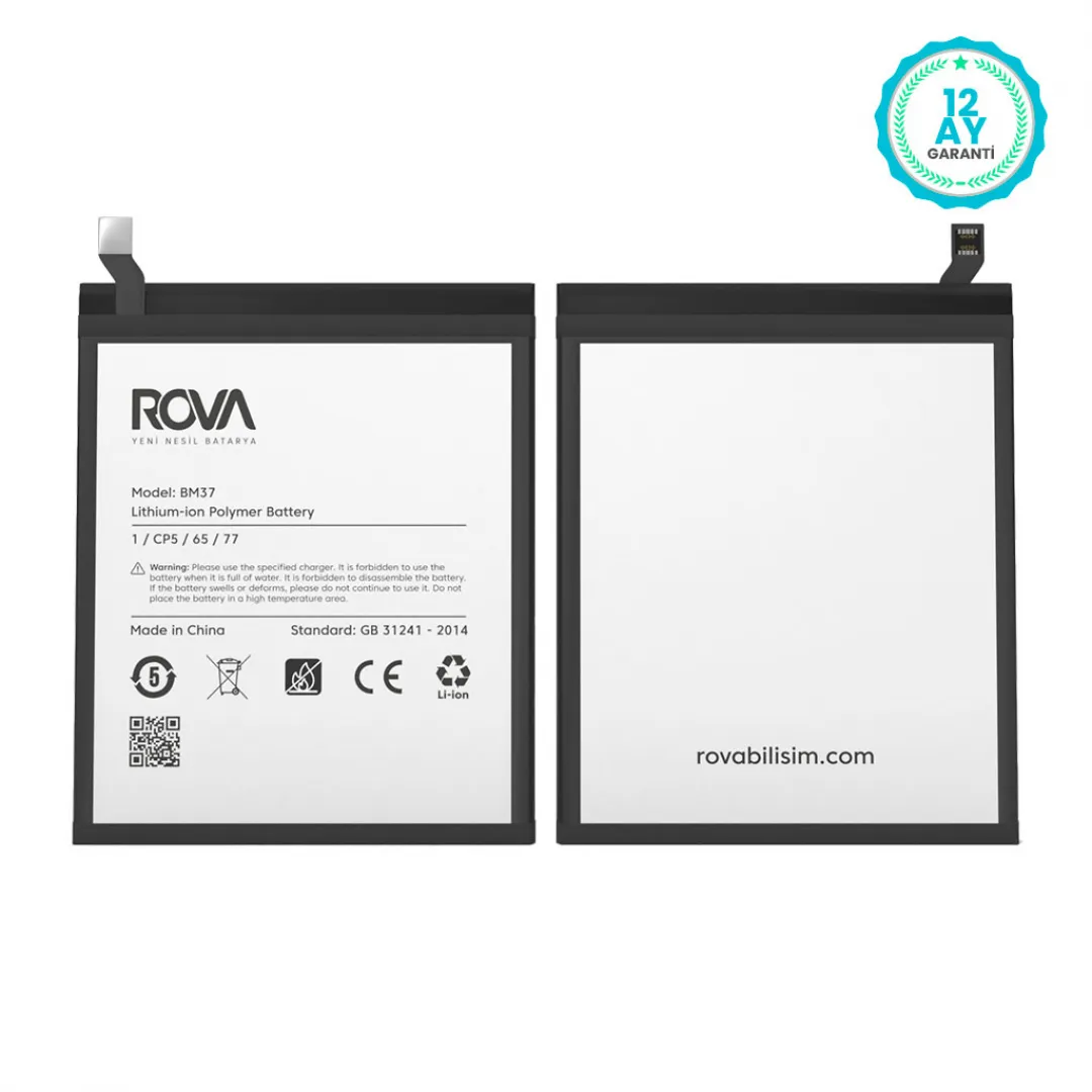 Rova Xiaomi Mi 5S Plus BM37 Batarya Pil 3700 mAh - 3