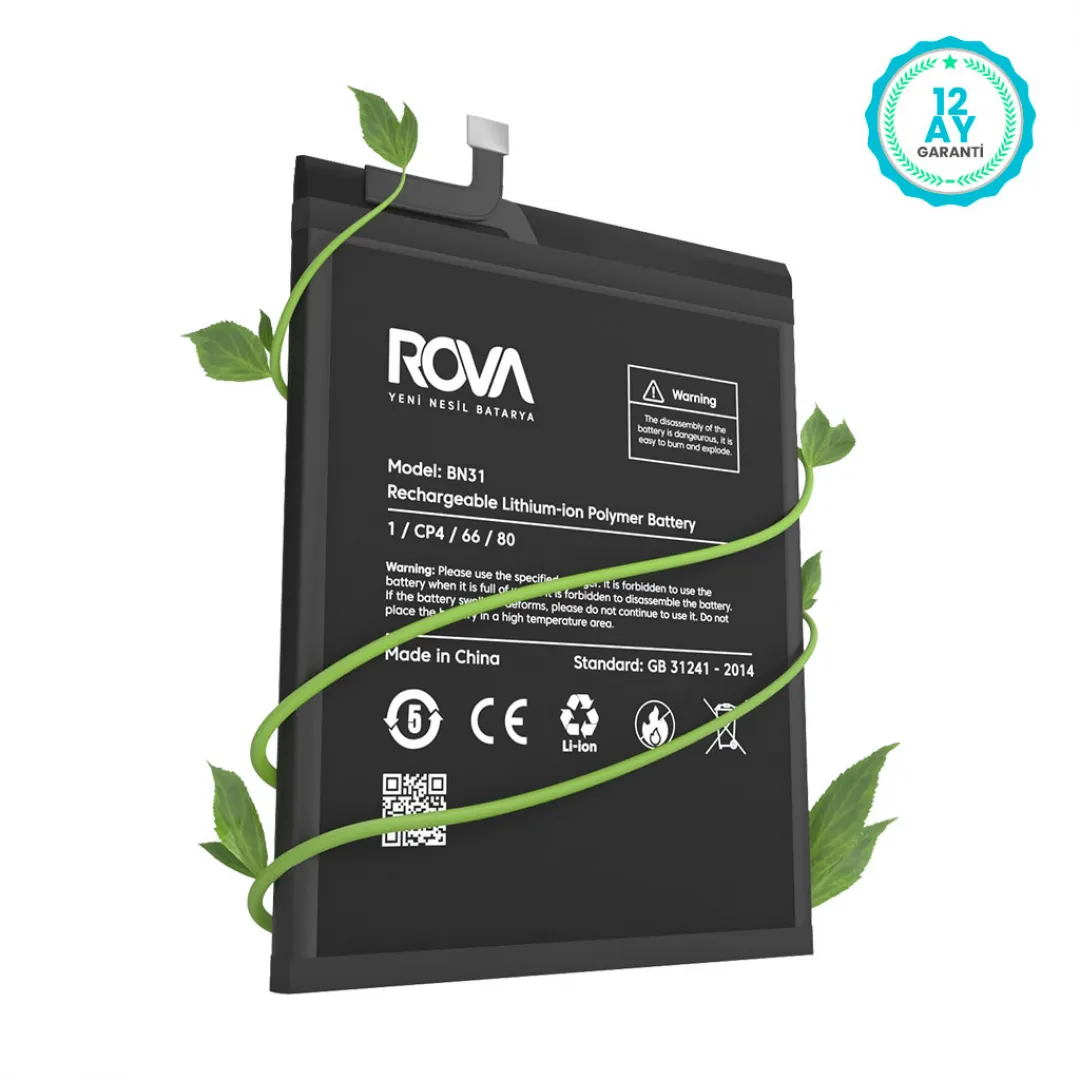 Rova Xiaomi Mi 5X BN31 Batarya Pil 3080 mAh - 4