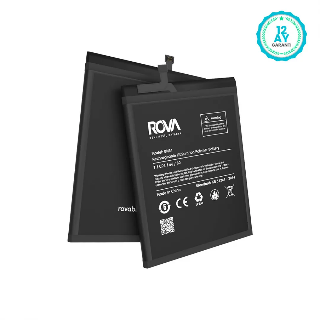 Rova Xiaomi Mi A1 BN31 Batarya Pil 3080 mAh - 2