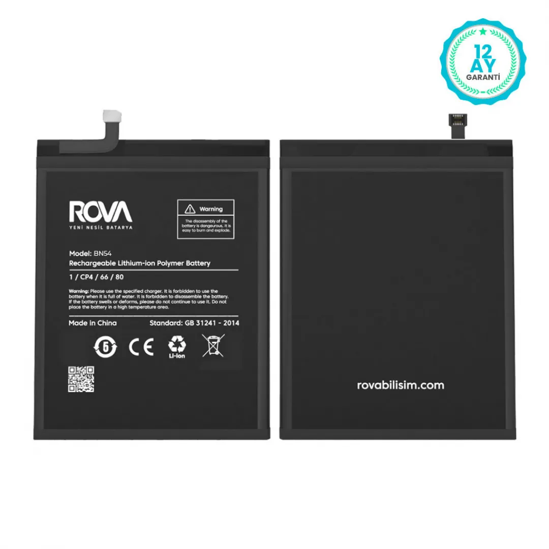 Rova Xiaomi Redmi 9 Batarya Pil 5020 mAh - 3