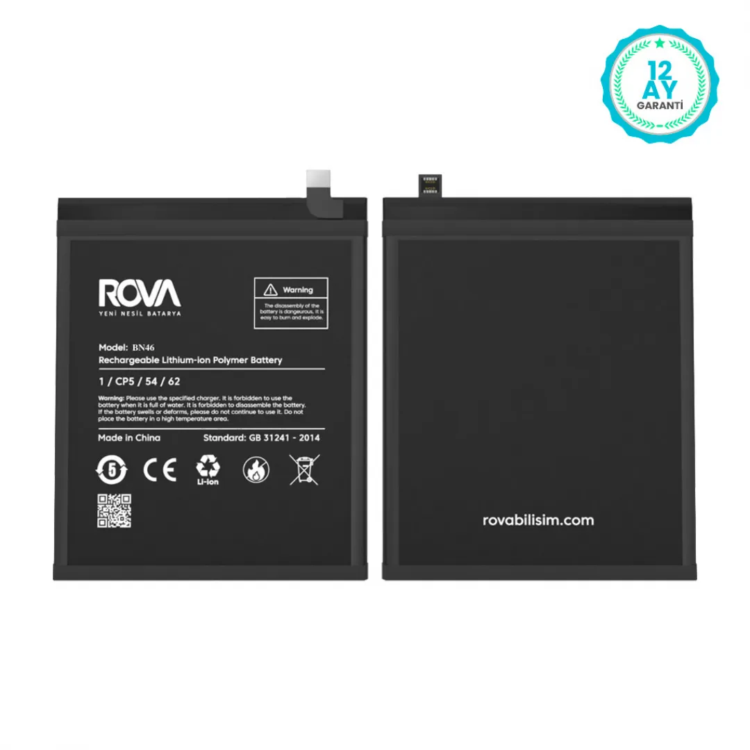 Rova Xiaomi Redmi Note 6 Batarya Pil 4000 mAh - 3